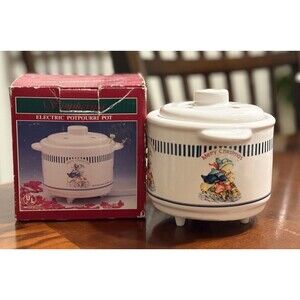 Anco Studio Electric Potpourri Pot The O’Bear Family Vintage Original Box 1997